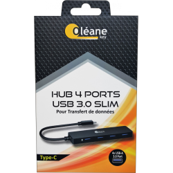 HUB 4 ports USB 3.0 slim...