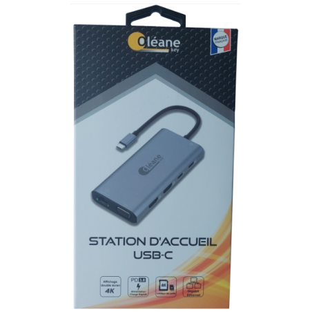 Station d’accueil Compacte USB-C Power Delivery 3.0 Oléane Key