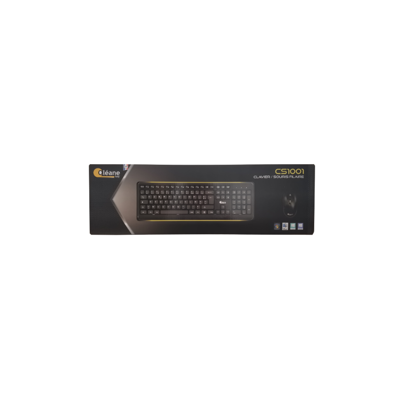 Kit clavier souris filaire Oléane key OLCS1001