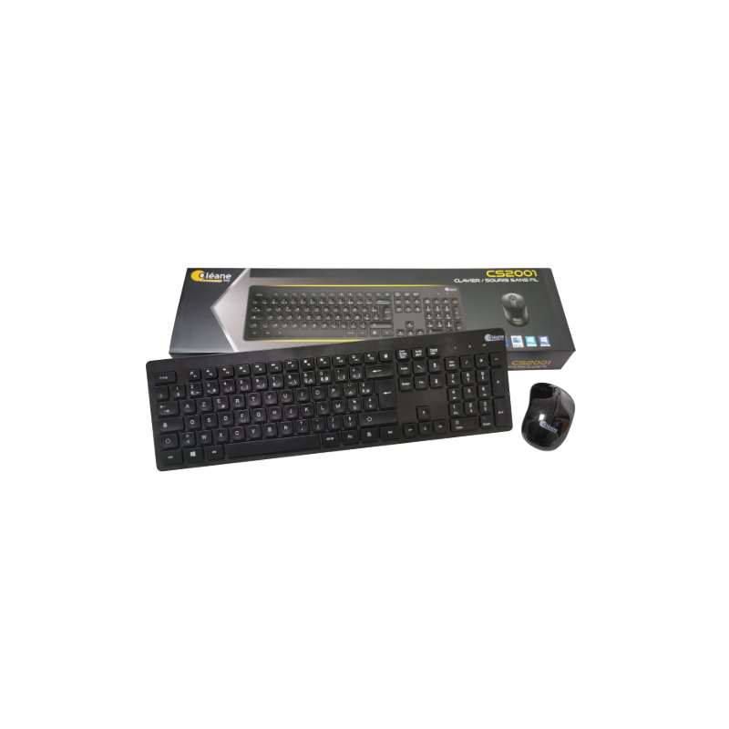 Kit clavier chiclet / souris sans fil Oléane key OLCS2001