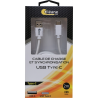 Câble de CHARGE et SYNCHRONISATION USB Type-C 2m Oléane key