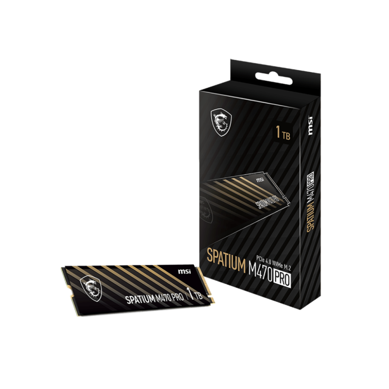 SSD MSI SPATIUM M470 Pro PCIe 4.0 NVMe M.2 1To