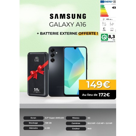 Samsung Galaxy A16 4G (4 Go / 128 Go)