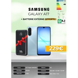 Samsung Galaxy A17 5G Bleu (4 Go / 128 Go)